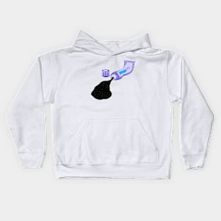 Space-flavored toothpaste Kids Hoodie